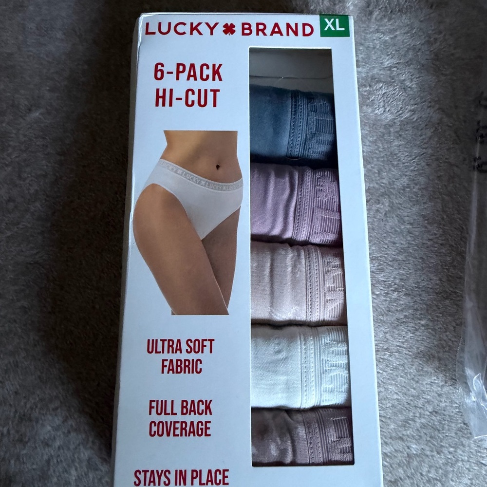 Lucky Brand Women's Hi-Cut Underwear 5 Pack - Assorted Colors size XL